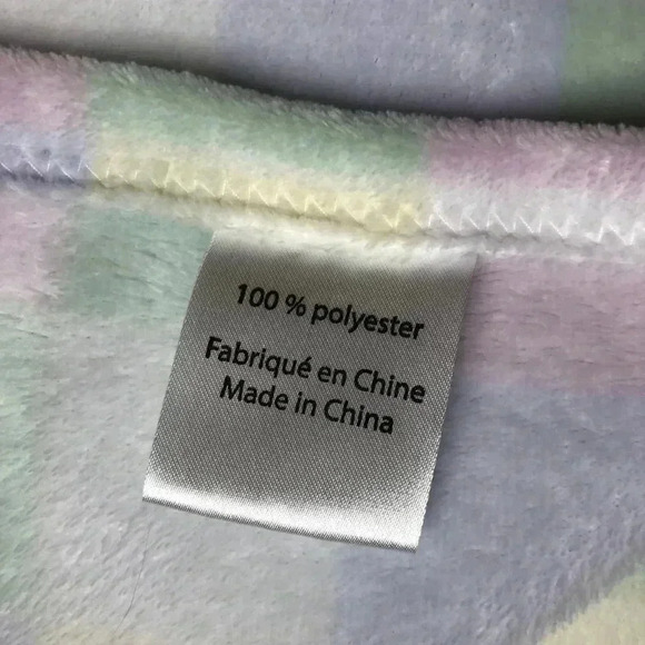 Pastel Soft Lamb Baby Blanket - Picture 8 of 12